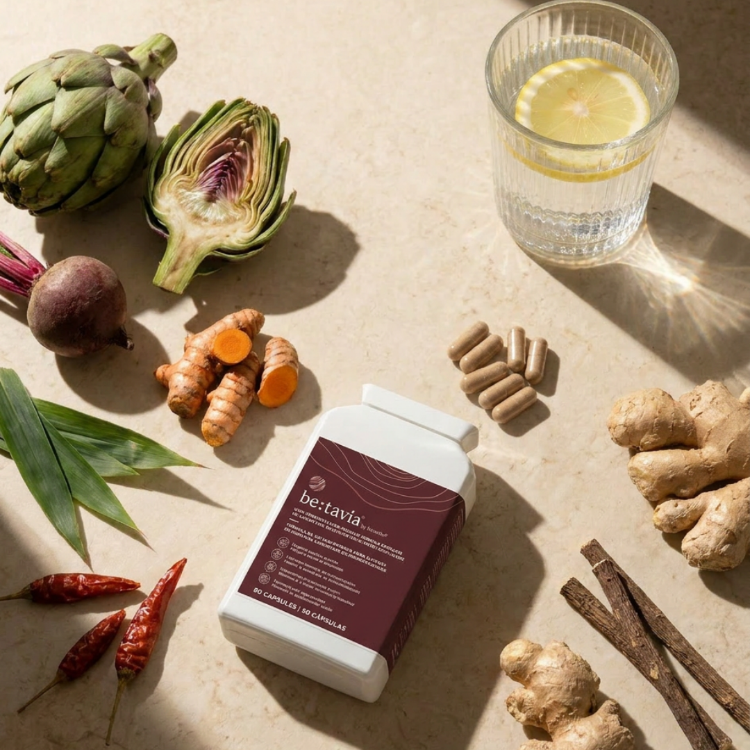 be:tavia® Sinergia herbolaria de apoyo hepático
