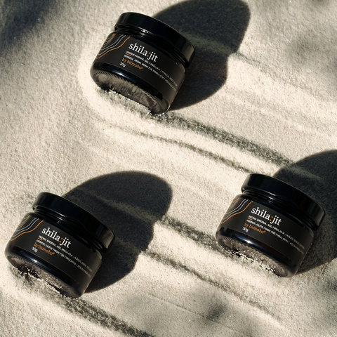 Shilajit Dorado | Crudo y secado al sol +5000m | 30g | 150+ Dosis diarias