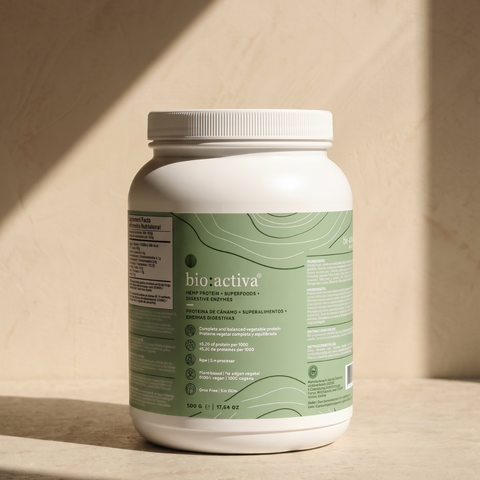 bio:activa® proteína de cáñamo + superfoods + enzimas