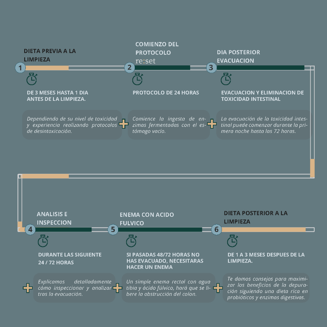 re:set® kit de limpieza intestinal 24h