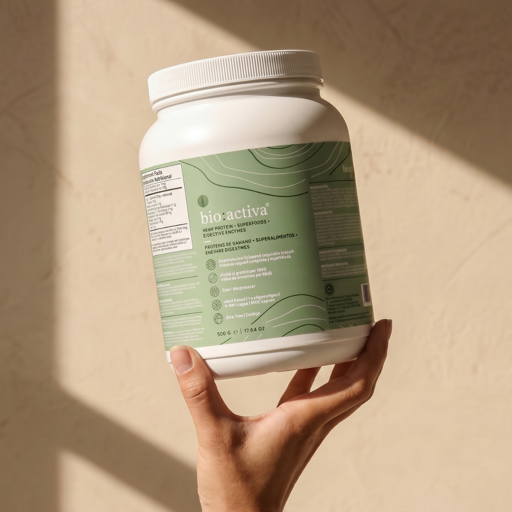 bio:activa® proteína de cáñamo + superfoods + enzimas