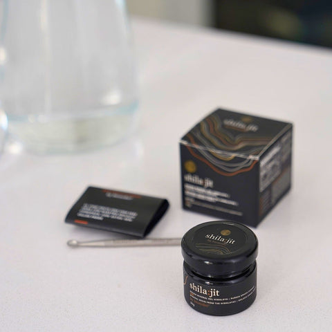 Shilajit Dorado | Crudo y secado al sol +5000m | 30g | 150+ Dosis diarias
