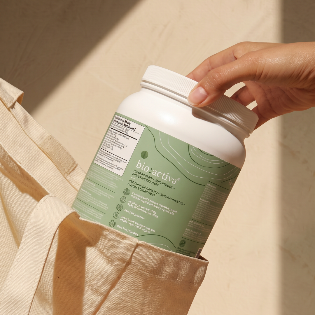 bio:activa® proteína de cáñamo + superfoods + enzimas