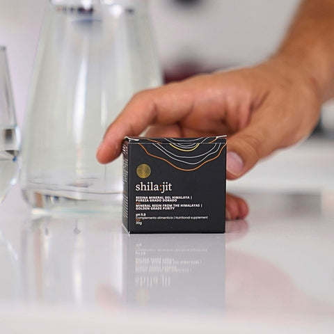 Shilajit Dorado | Crudo y secado al sol +5000m | 30g | 150+ Dosis diarias