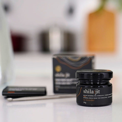 Shilajit Dorado | Crudo y secado al sol +5000m | 30g | 150+ Dosis diarias