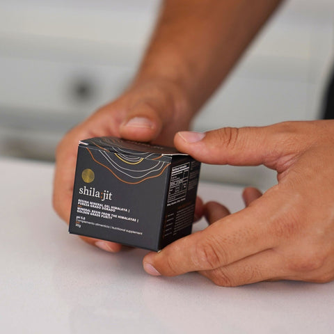 Shilajit Dorado | Crudo y secado al sol +5000m | 30g | 150+ Dosis diarias