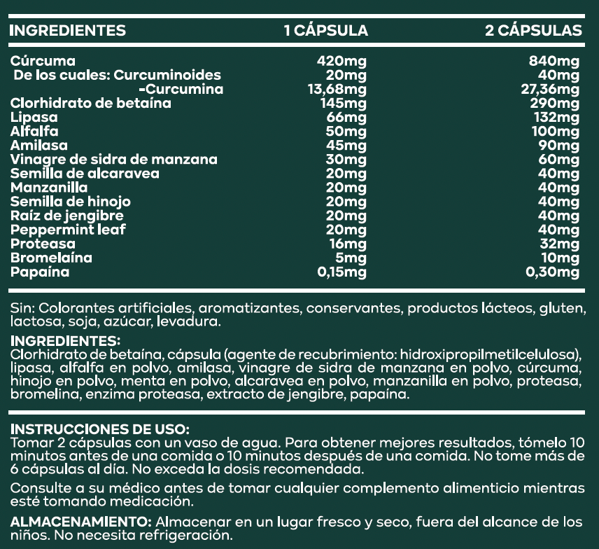nutri:zyme® enzimas sinérgicas