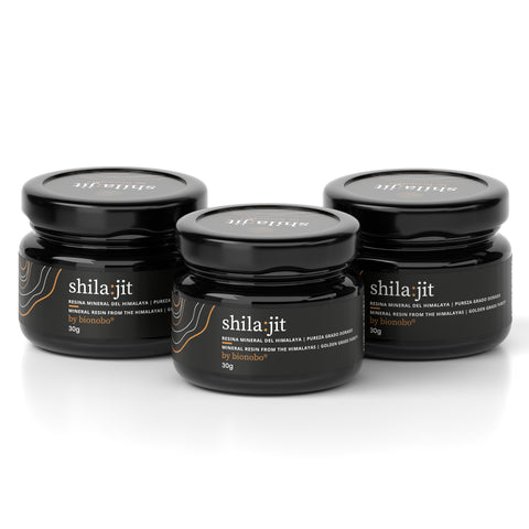 Shilajit Dorado | Crudo y secado al sol +5000m | 30g | 150+ Dosis diarias