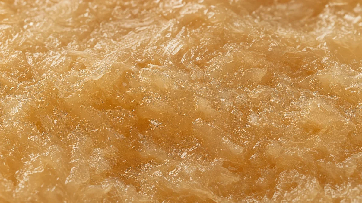 Una macro cercana de vinagre de sidra de manzana