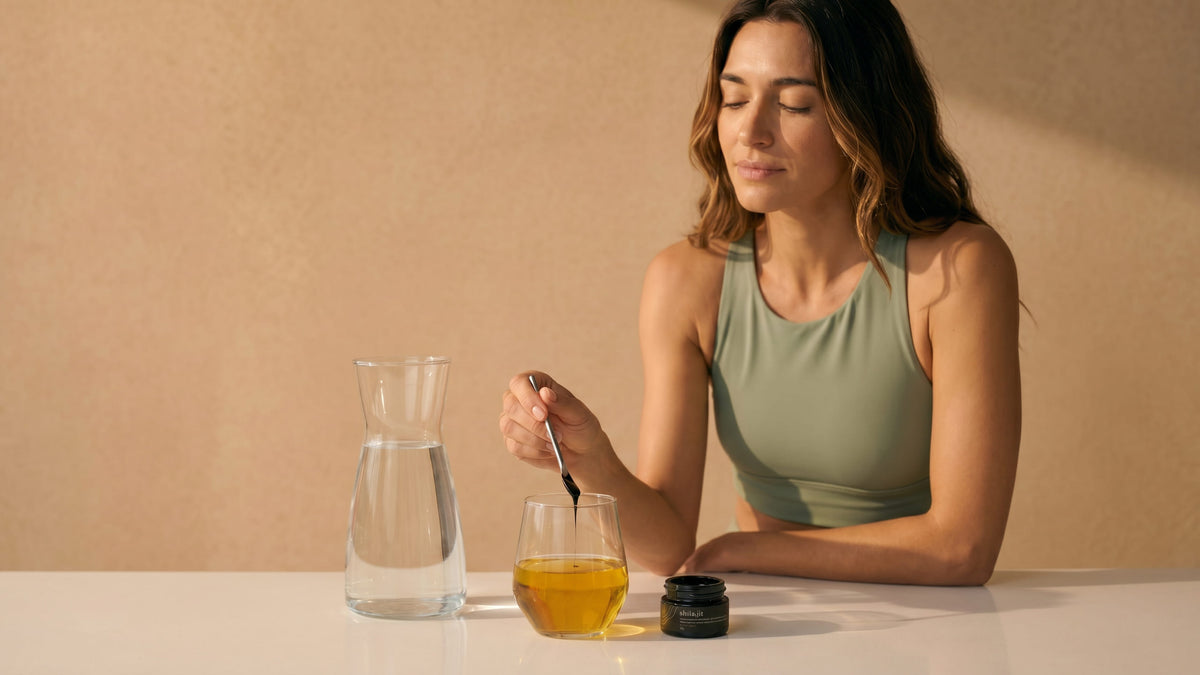 Shilajit Dorado, parte del pack
