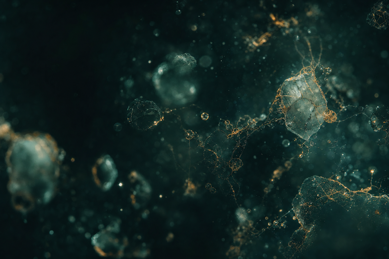 Imágenes de minerales fúlvicos, laboratorio y origen