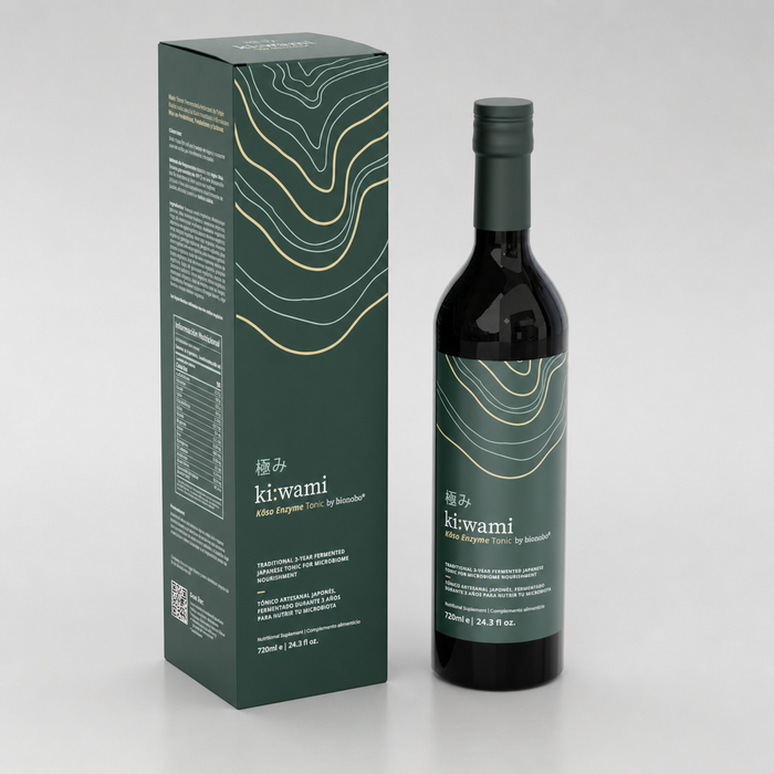 Botella y caja de kiwami®